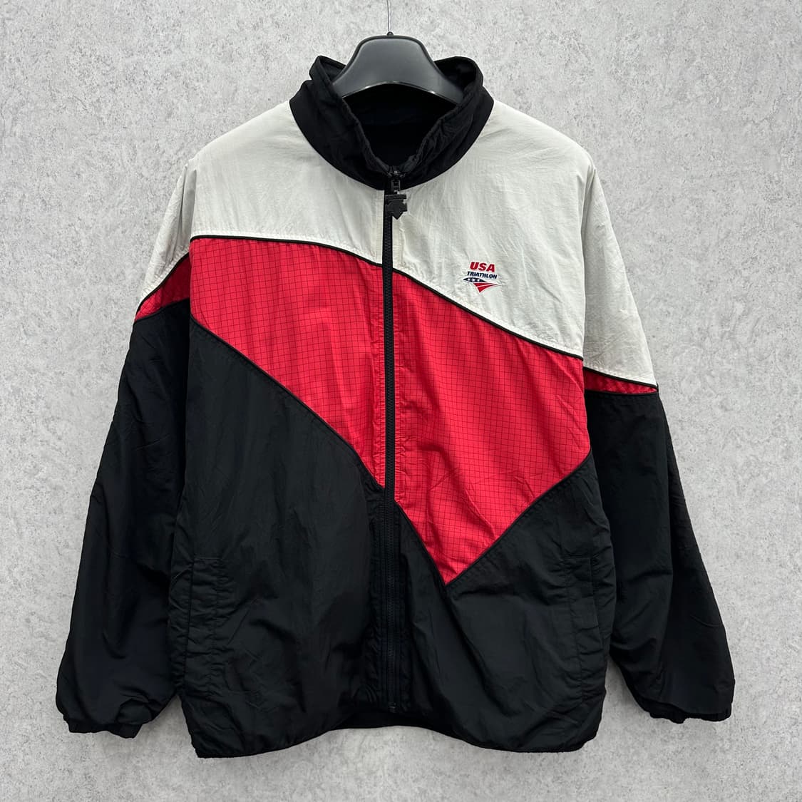 105 데상트 USA 남자 양면 리버서블 후리스 자켓 상품이미지1