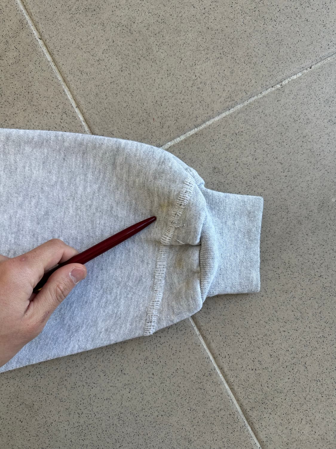 90s 빈티지 러셀 후드 밝은그레이 XL 상품이미지7