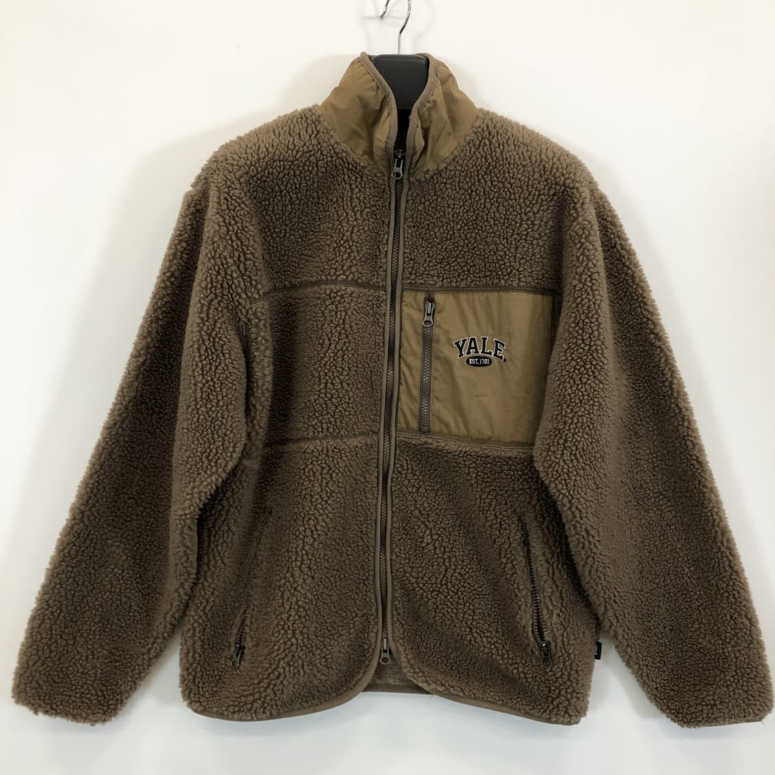 YALE 예일 양털 후리스점퍼 S 넉넉  상품이미지1