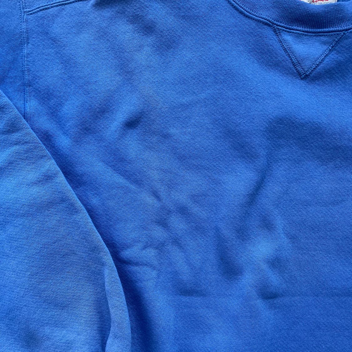 빈티지  러셀 애슬레틱 하이코튼 스웻셔츠 블루 made in usa 상품이미지4
