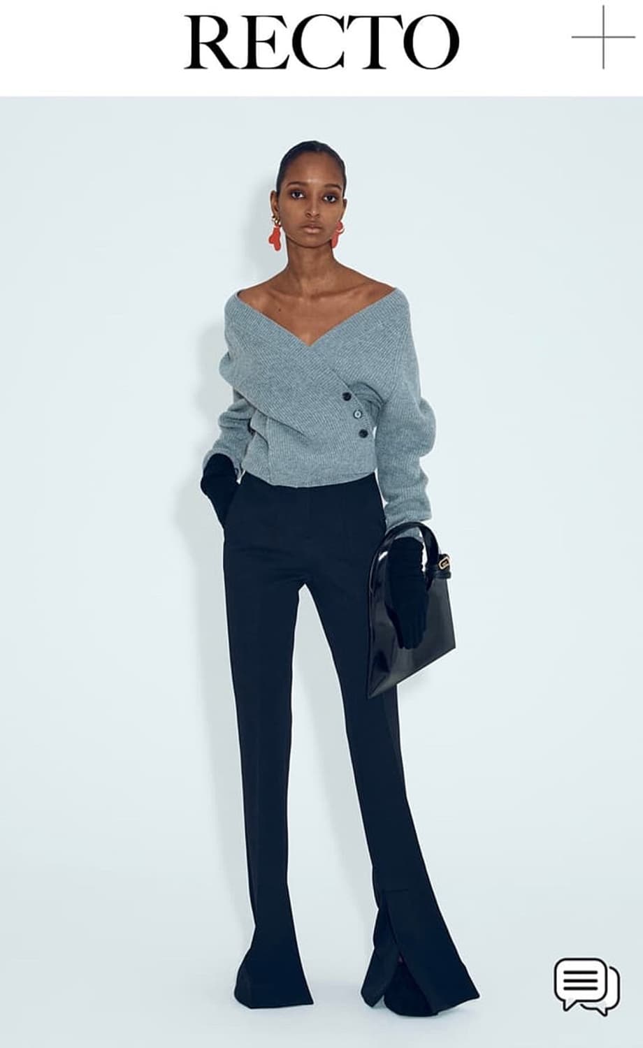 여) 렉토 사선 가디건니트  상품이미지6