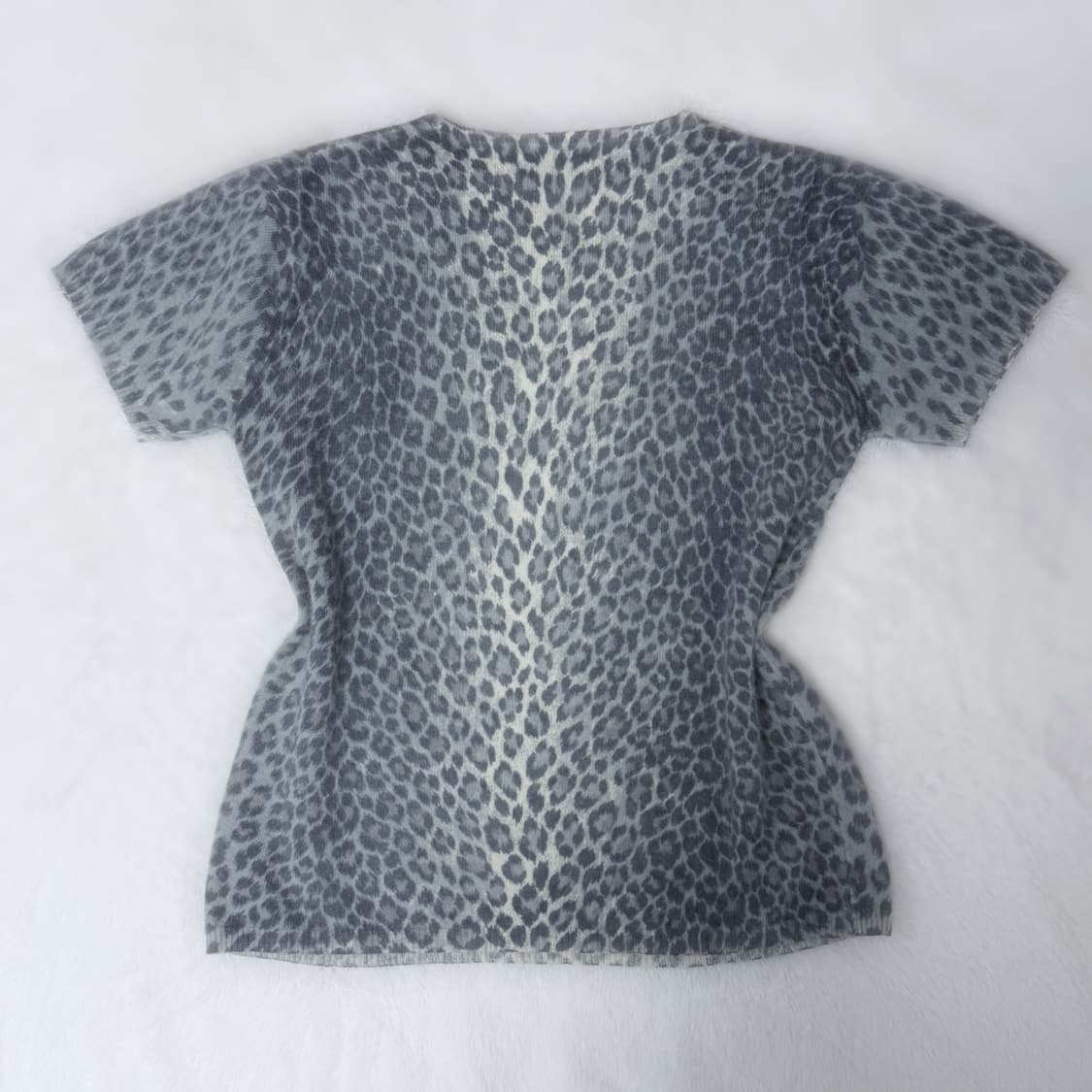 BASIC BY KRIZIA 히메갸루 오네갸루 솜사탕 레오파드 울 니트 상품이미지4