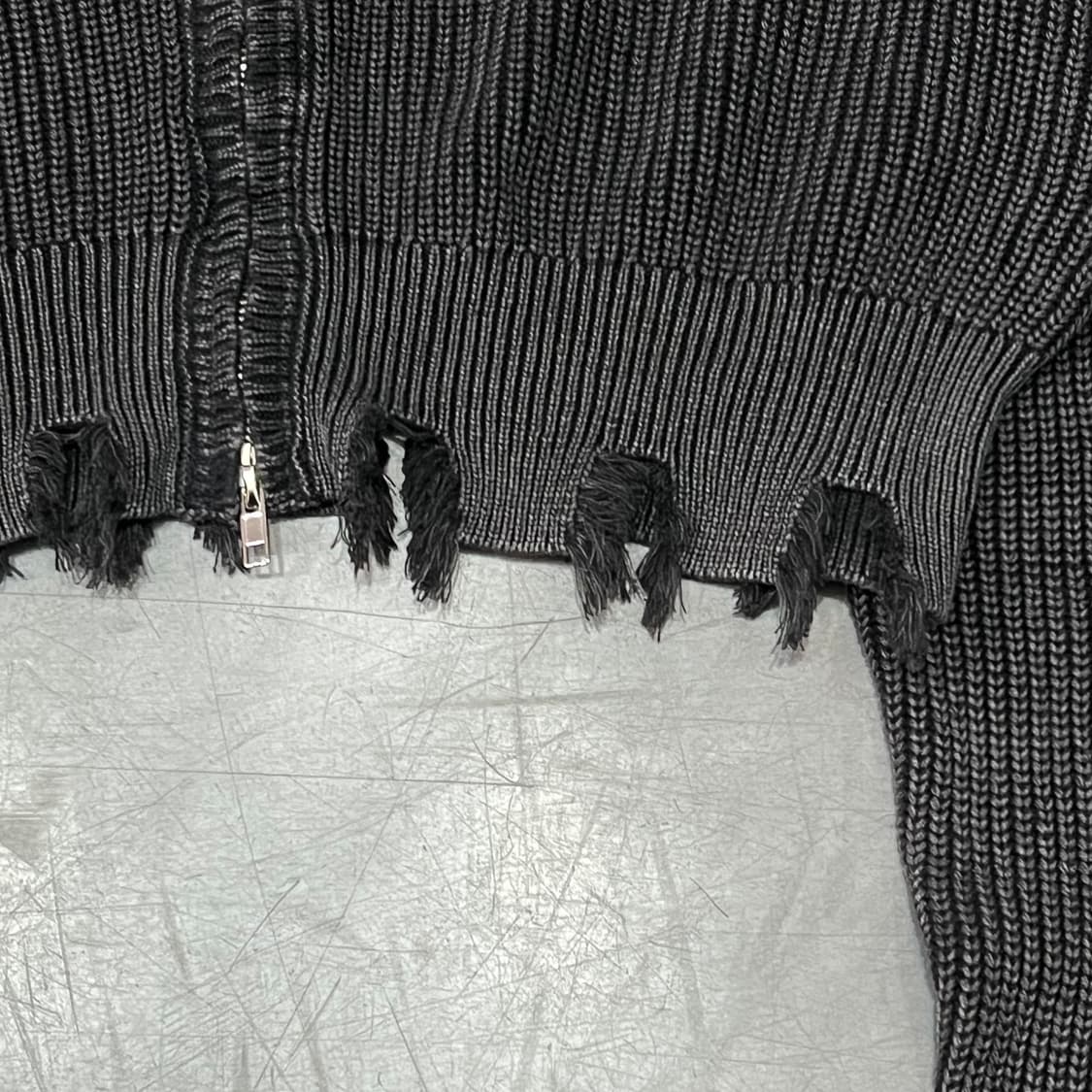  ENVYM 그런지 투웨이 니트 후드 집업 y14862 상품이미지4