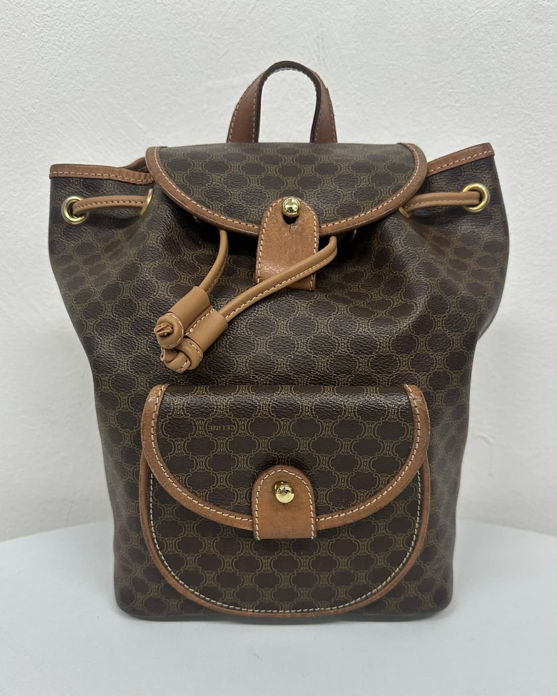 셀린느 빈티지 트리오페 마카담 버킷 백팩 [감정서ㅇ] 상품이미지1