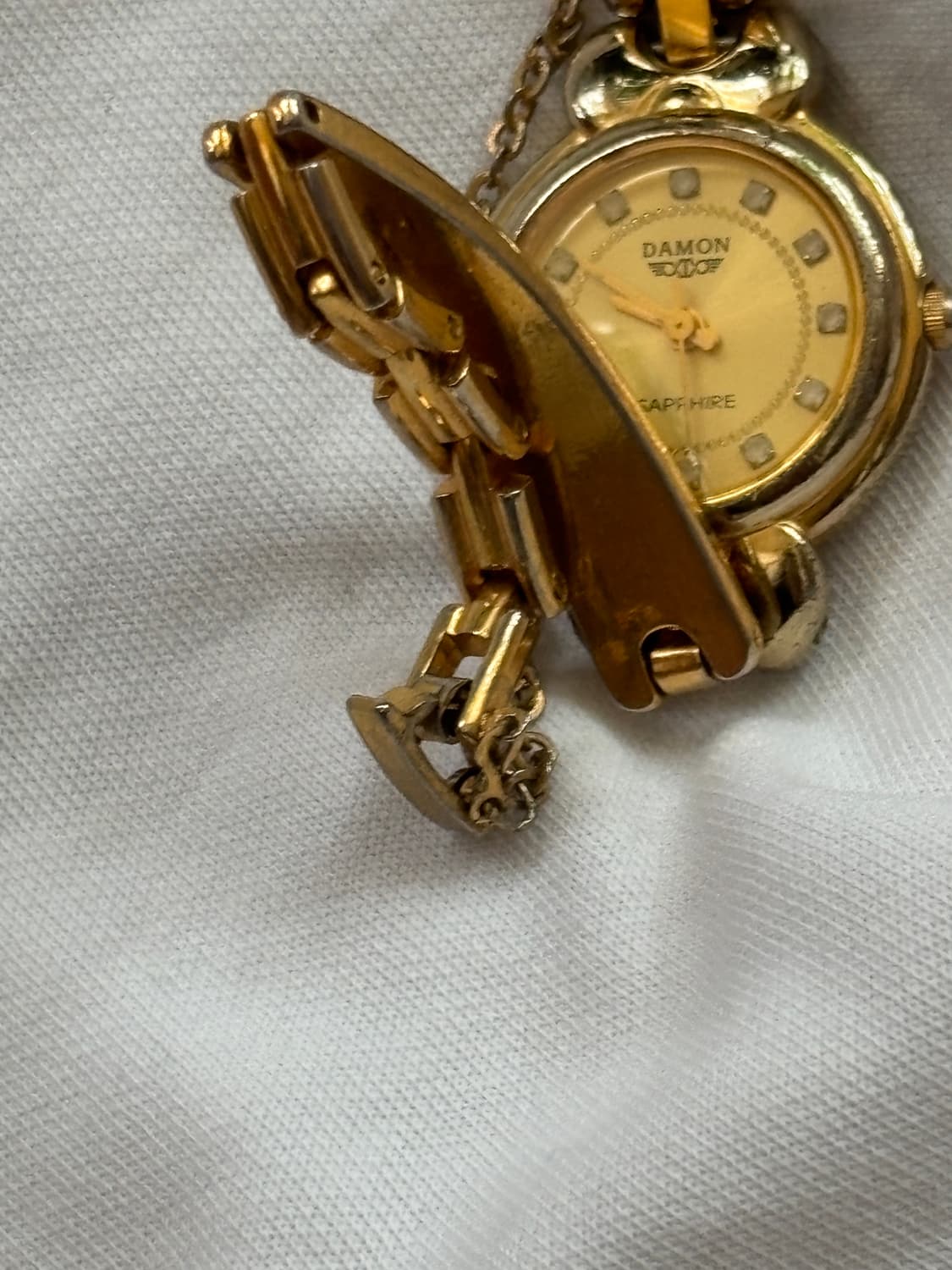 vintage damon metal chain watch  상품이미지5