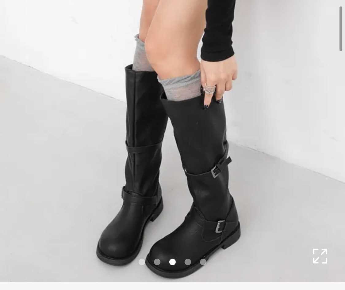 에이블리 롱 부츠 블랙 230 상품이미지1