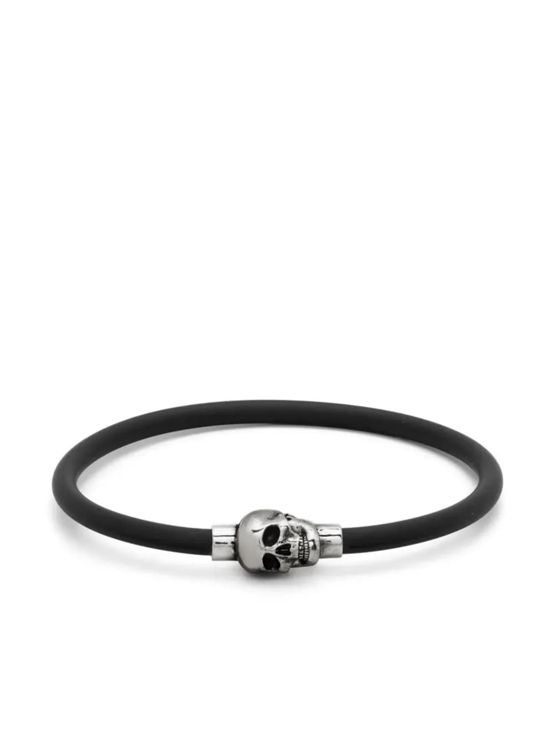 Alexander mcqueen 알렉산더 맥퀸 스컬 팔찌 블랙  상품이미지1