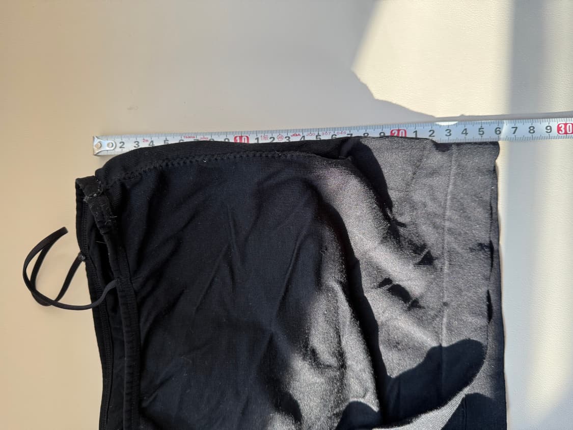 (택포) 블랙 튜브탑 브라 스트랩 끈나시 요가복 민소매 필라테스 운동복 상품이미지4