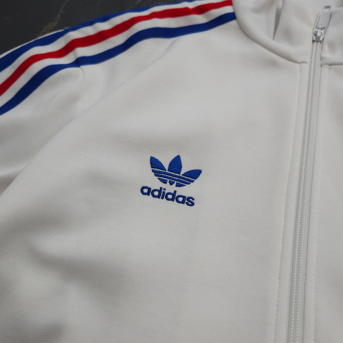 00s 아디다스 USA 빅로고 성조기 트랙탑 져지 (L) 상품이미지4