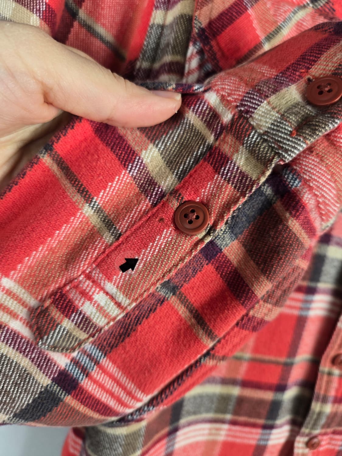 [무료배송]리바이스 M 남성 플란넬 체크 셔츠 상품이미지5