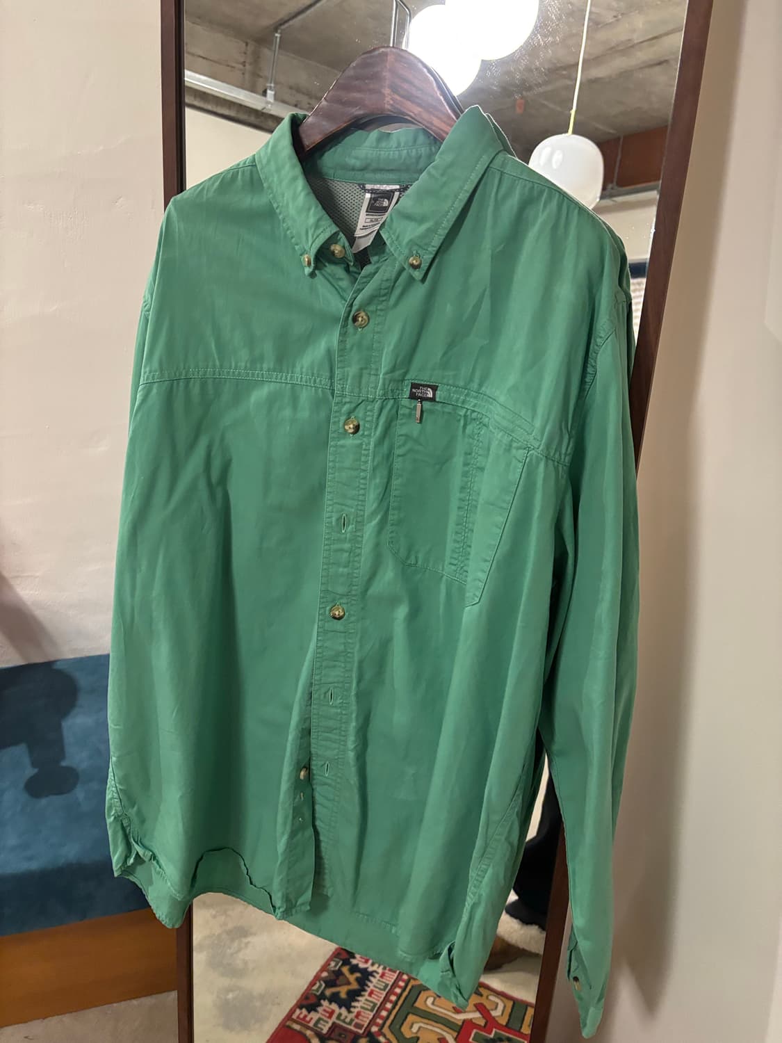 노스페이스 그린 긴팔 셔츠 상품이미지5