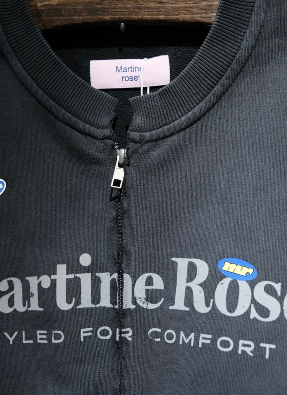 마틴로즈 블랙 워시드 집업 S (100) 상품이미지3