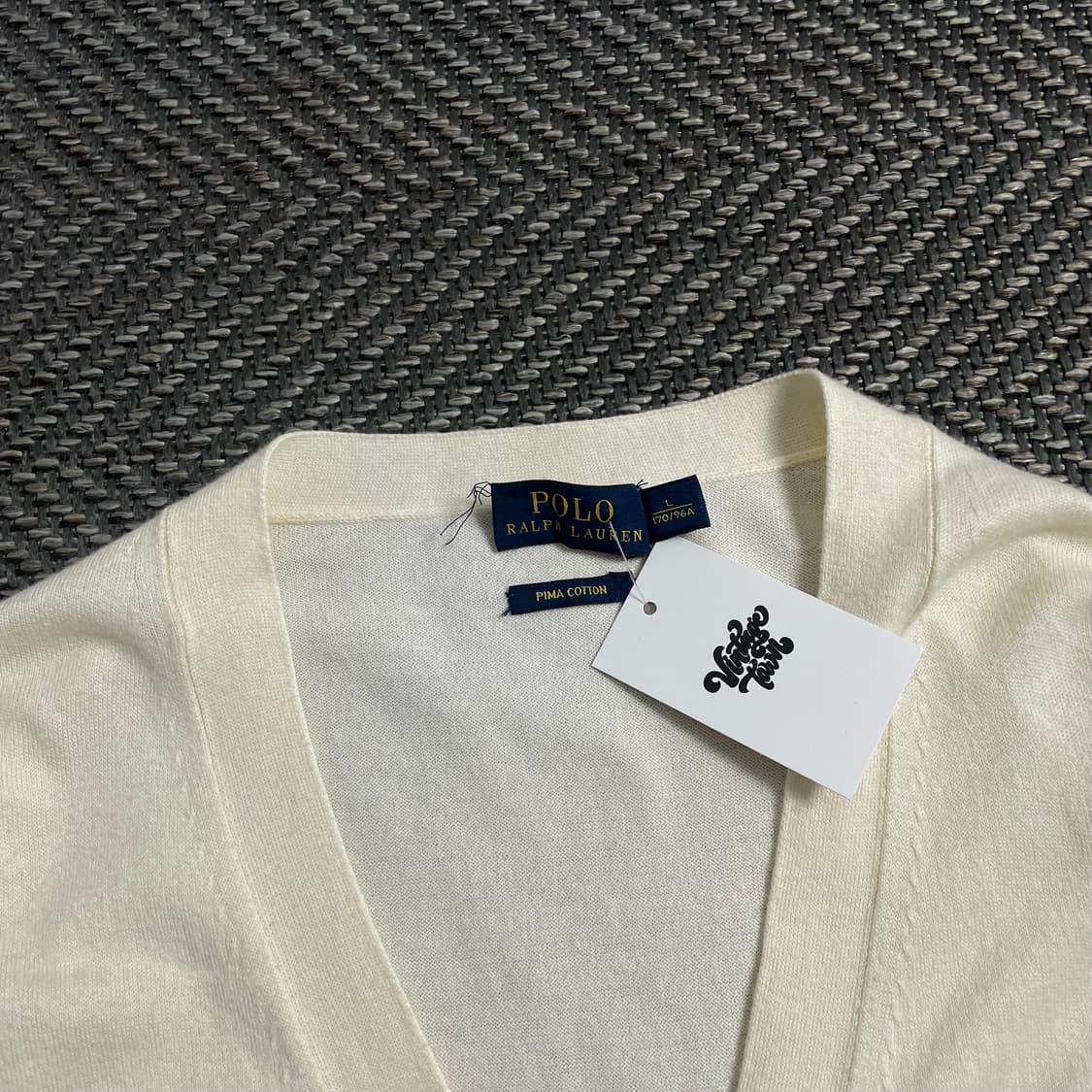 폴로 랄프로렌 포니 우먼스 피마 코튼 가디건 아이보리o 4261 상품이미지4