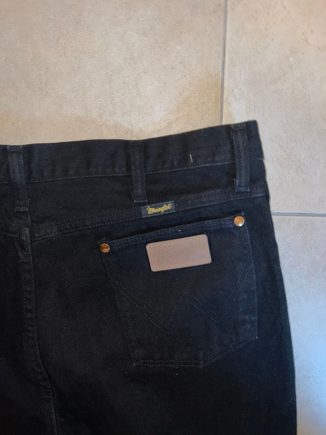 랭글러 90s 블랙 데님 팬츠 상품이미지3