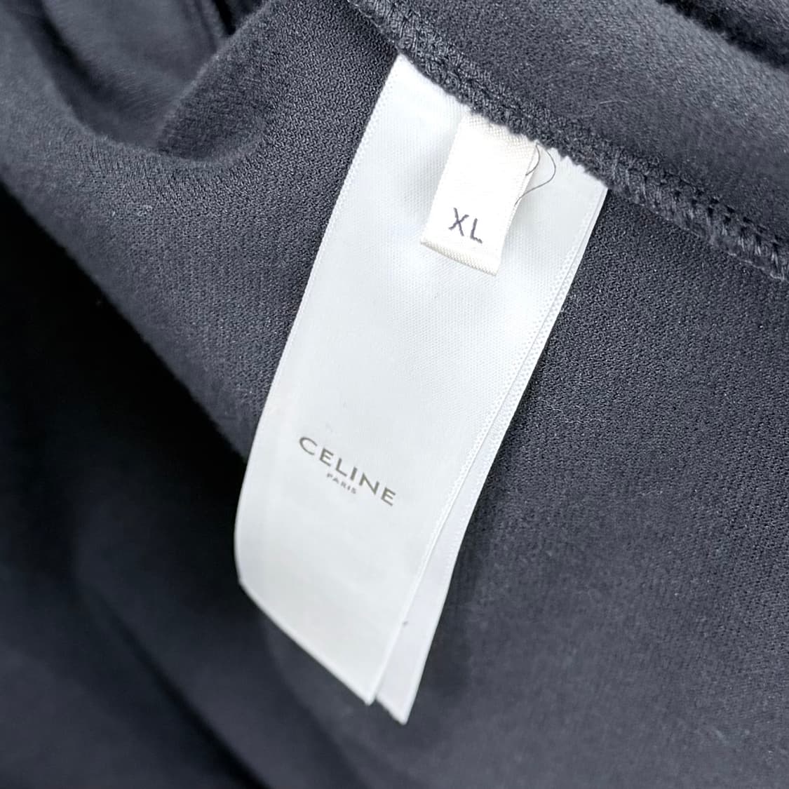 [S+급/XL] 셀린느 트리오페 벨벳 트레이닝 후드 집업 자켓 블랙 상품이미지8
