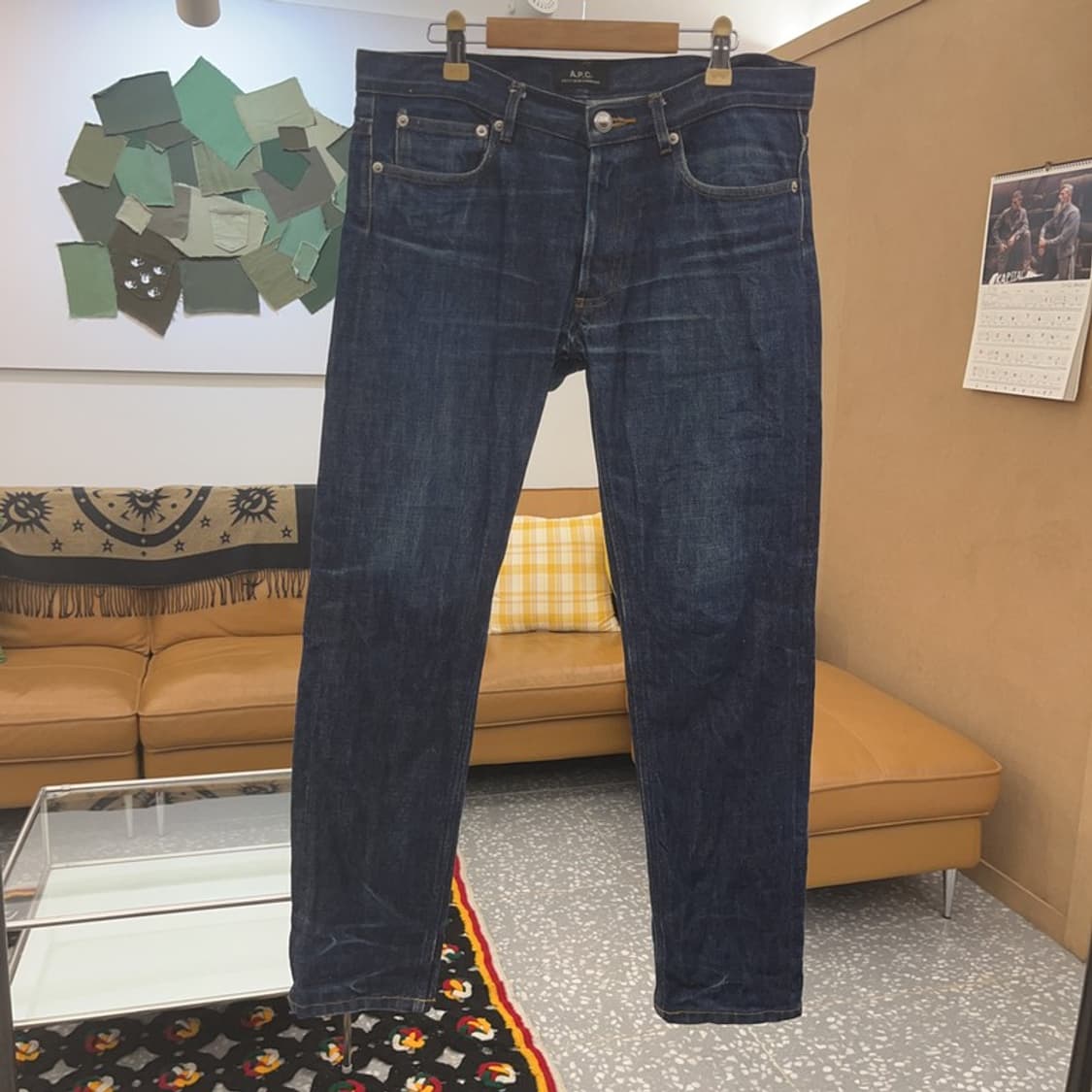 아페쎄 A.P.C 쁘띠 뉴 스탠다드 셀비지 데님팬츠 30인치 C08351 상품이미지3