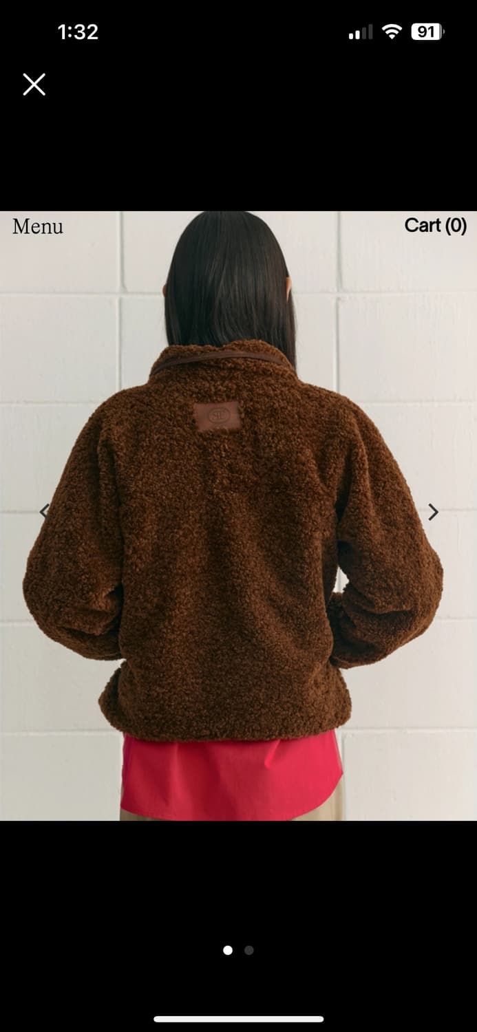 Sienne 시엔느 플리스자켓 브라운 상품이미지2