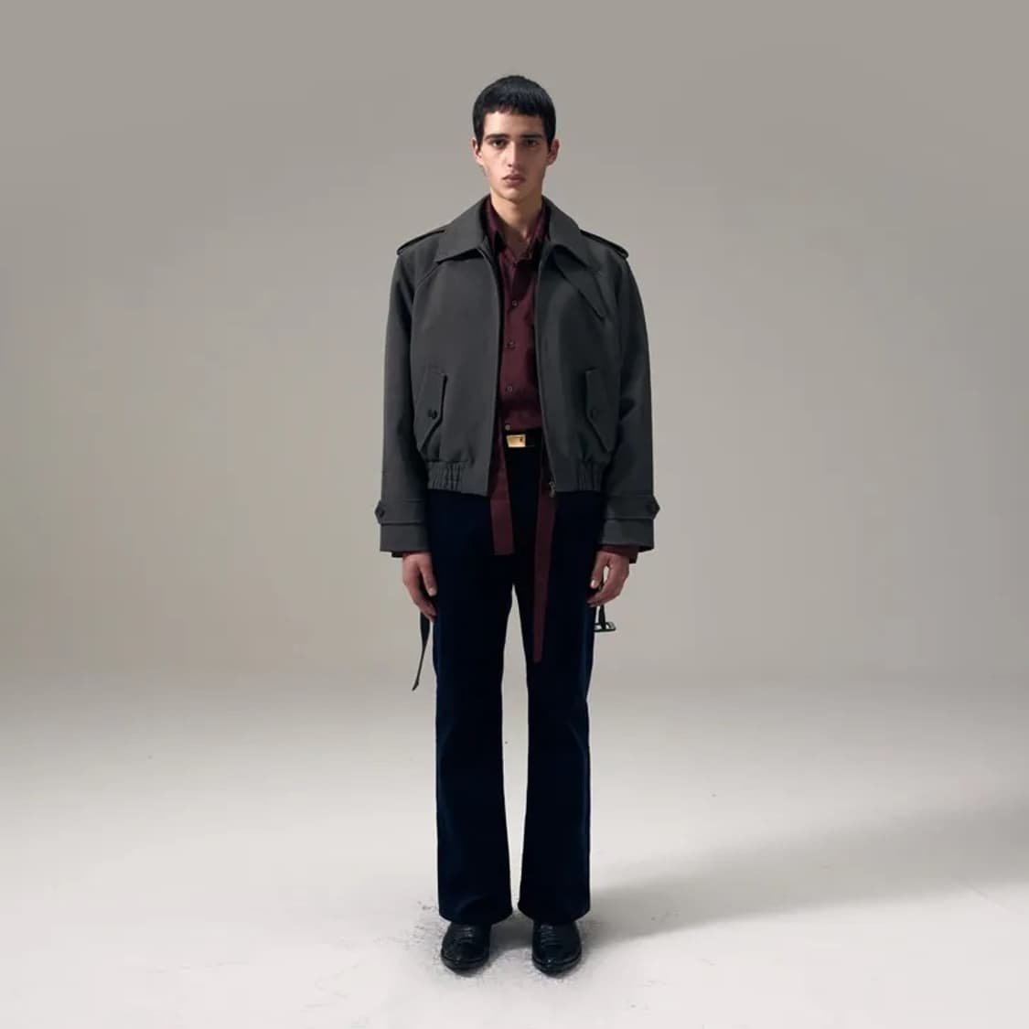 NOICE 노이스 넥 버클 울 블랜드 블루종 M 판매합니다 상품이미지3