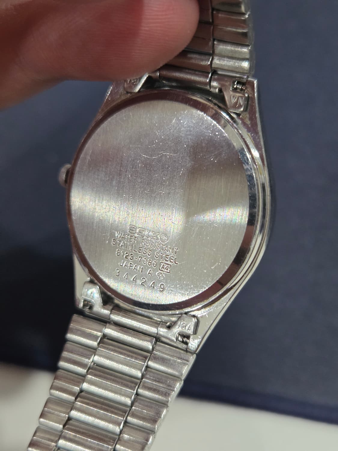 빈티지 세이코 크로노스 (SEIKO Chronos) - 화이트 실버 다이 상품이미지6