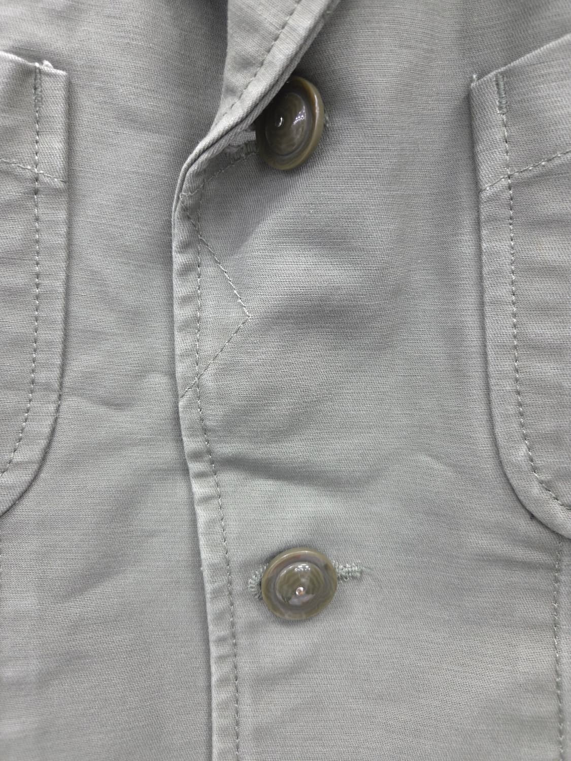 M 엔지니어드 가먼츠 베드포드 코튼 더블 크로스 카키색 자켓 상품이미지3