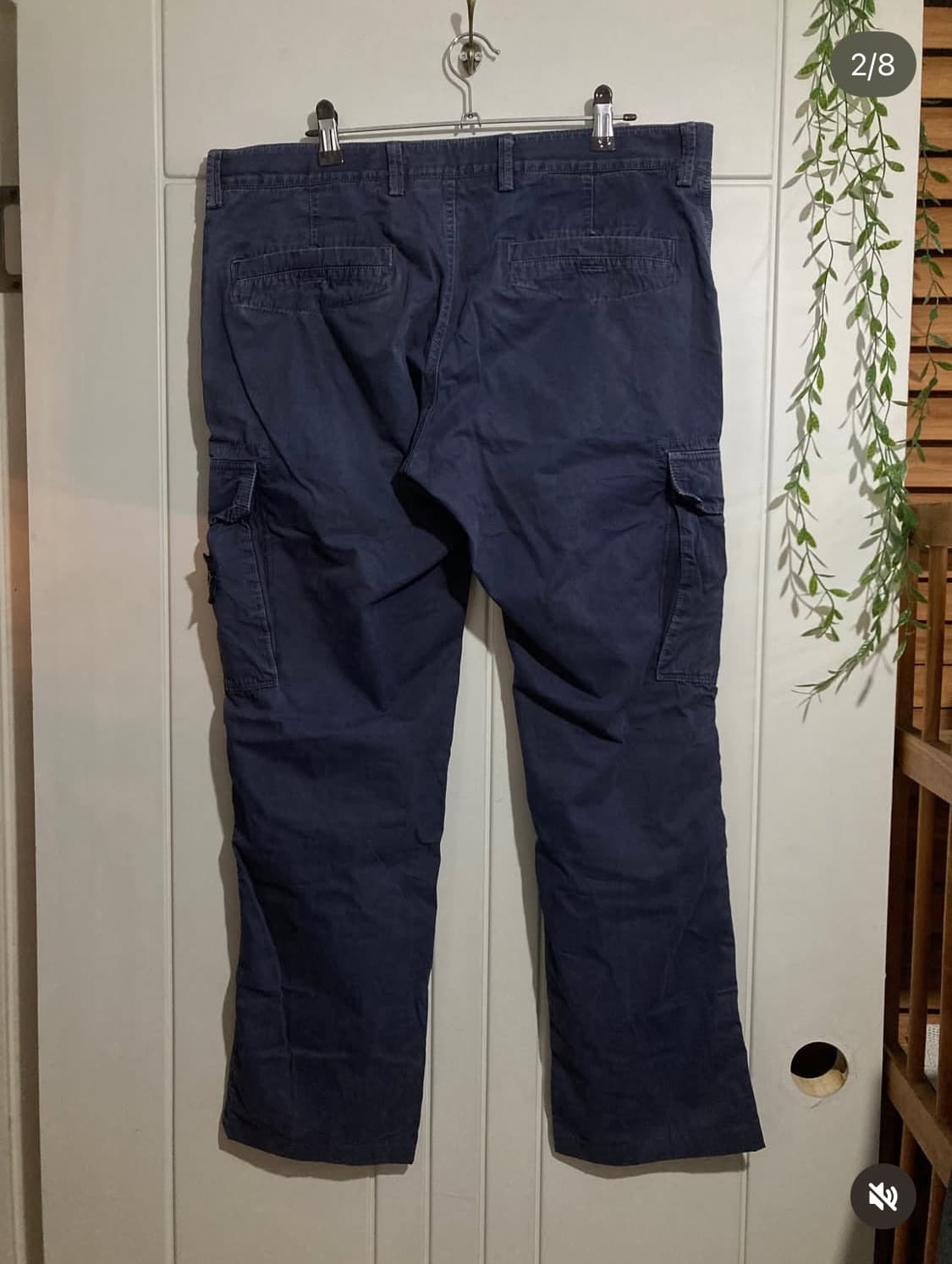 스톤아일랜드 워싱 카고 팬츠 상품이미지2