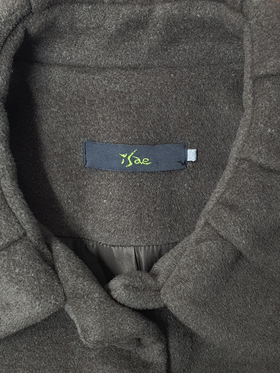 이새 isae 앙고라혼방 라운드넥 코트 사이즈 6 상품이미지9