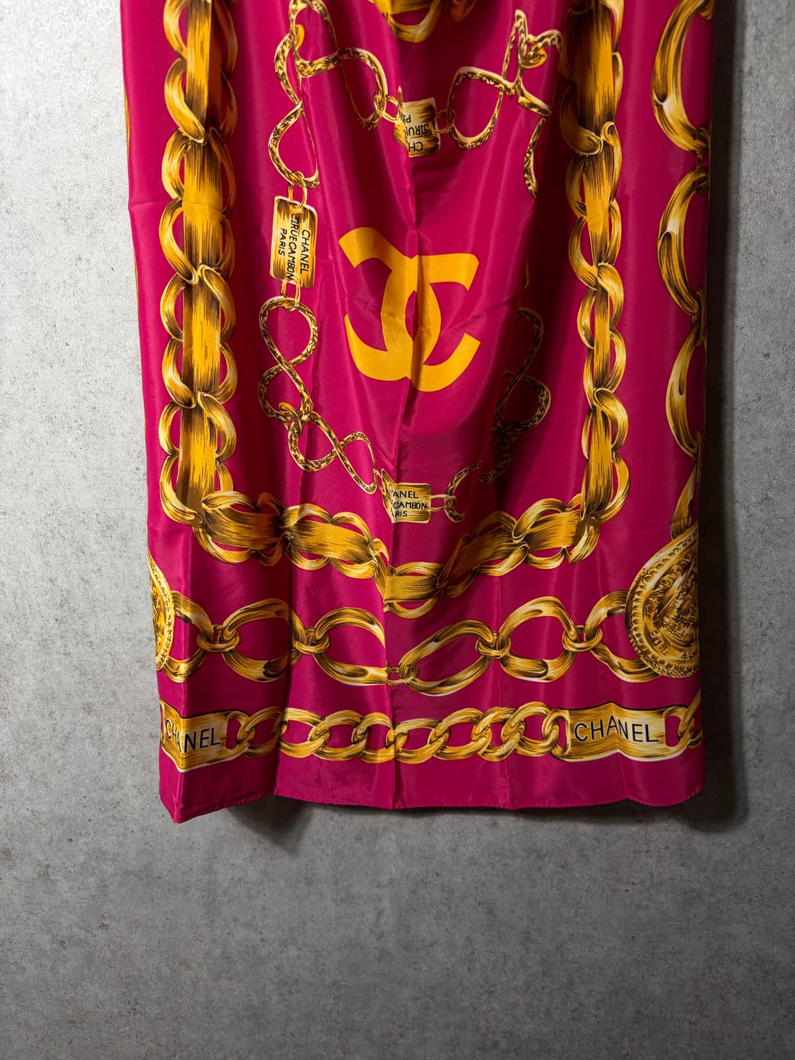 빈티지 샤넬 실크 스카프 상품이미지4