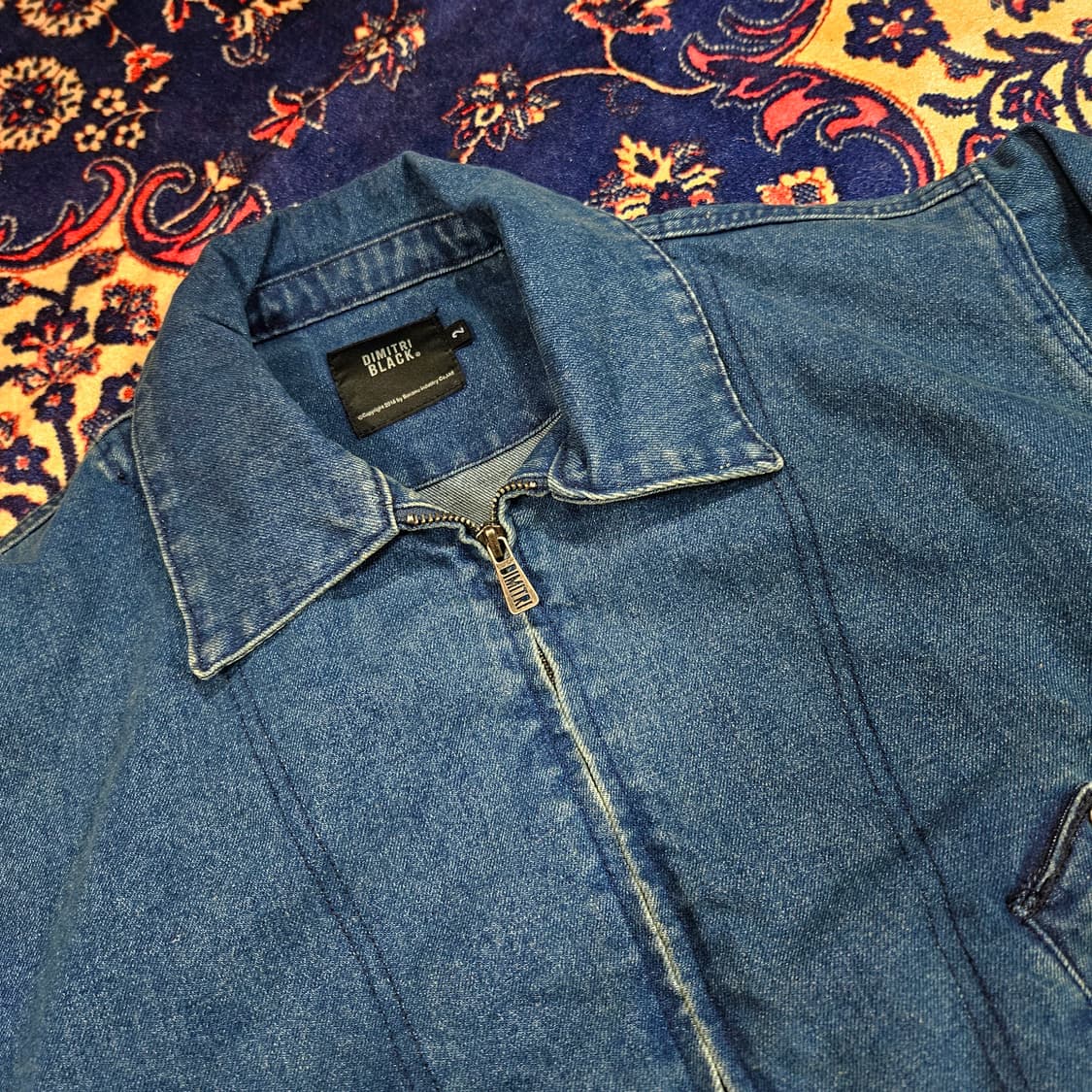 디미트리(DIMITRI) 공용 디트로이트 투웨이 집업 데님 자켓  상품이미지7