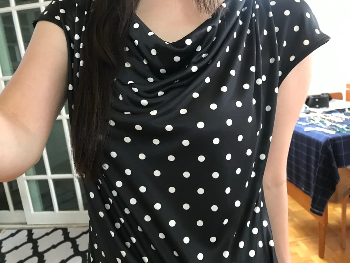 vintage dot pattern one-piece 상품이미지3