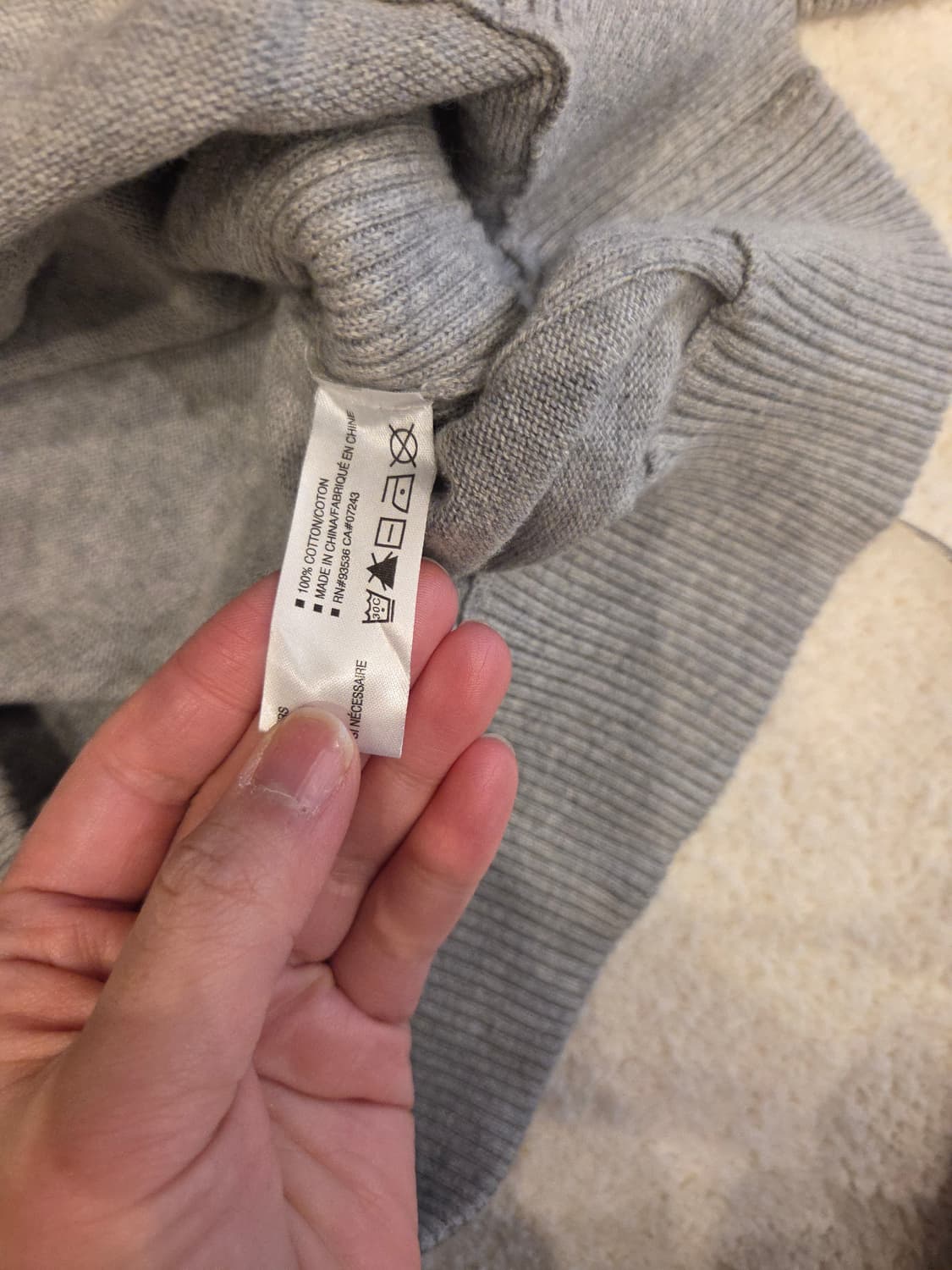 에코 언리미티드 독수리자수 니트[오버사이즈/황금핏] 상품이미지4