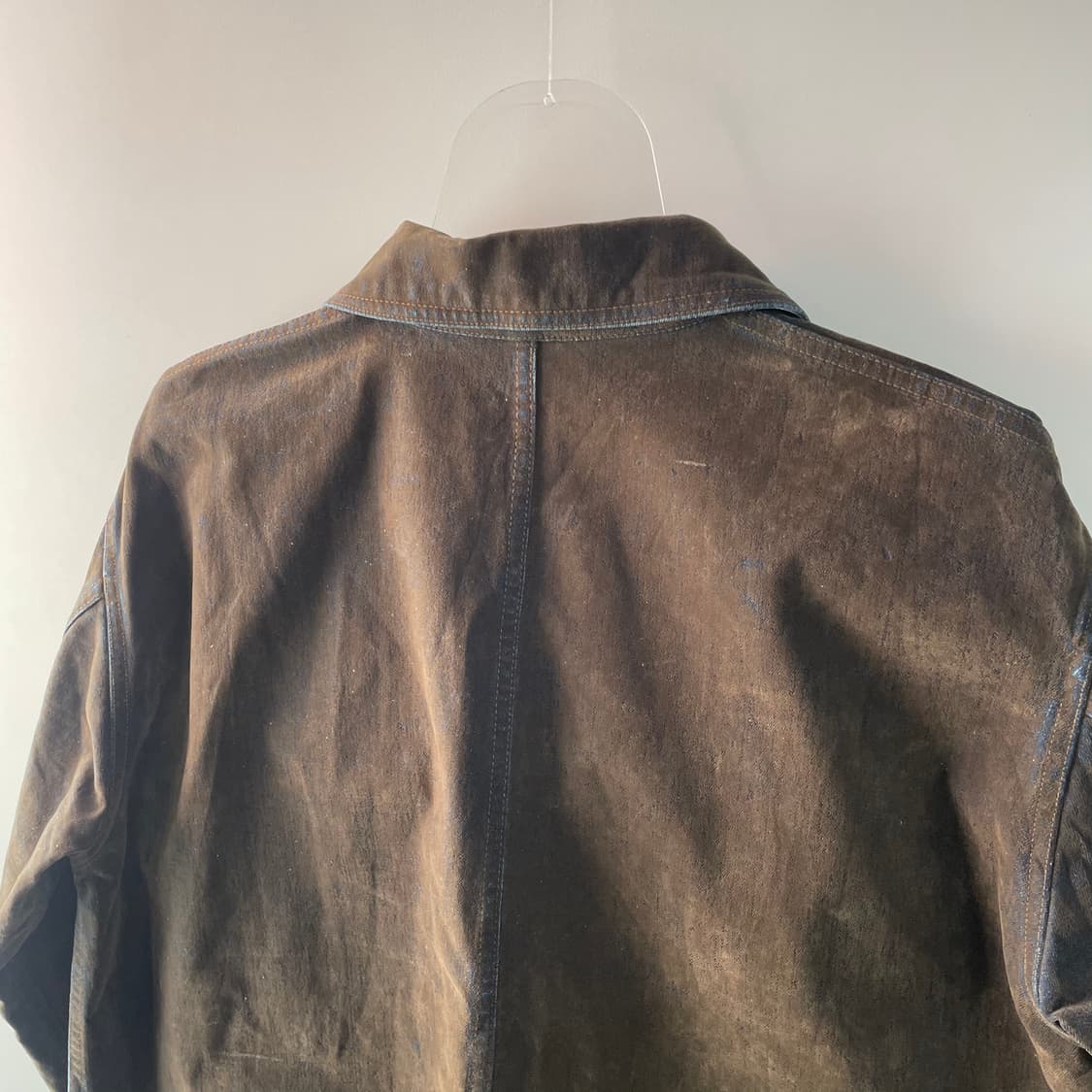 90s 이세이미야케 하이 스포팅 기어 다운버튼 데님자켓 상품이미지8