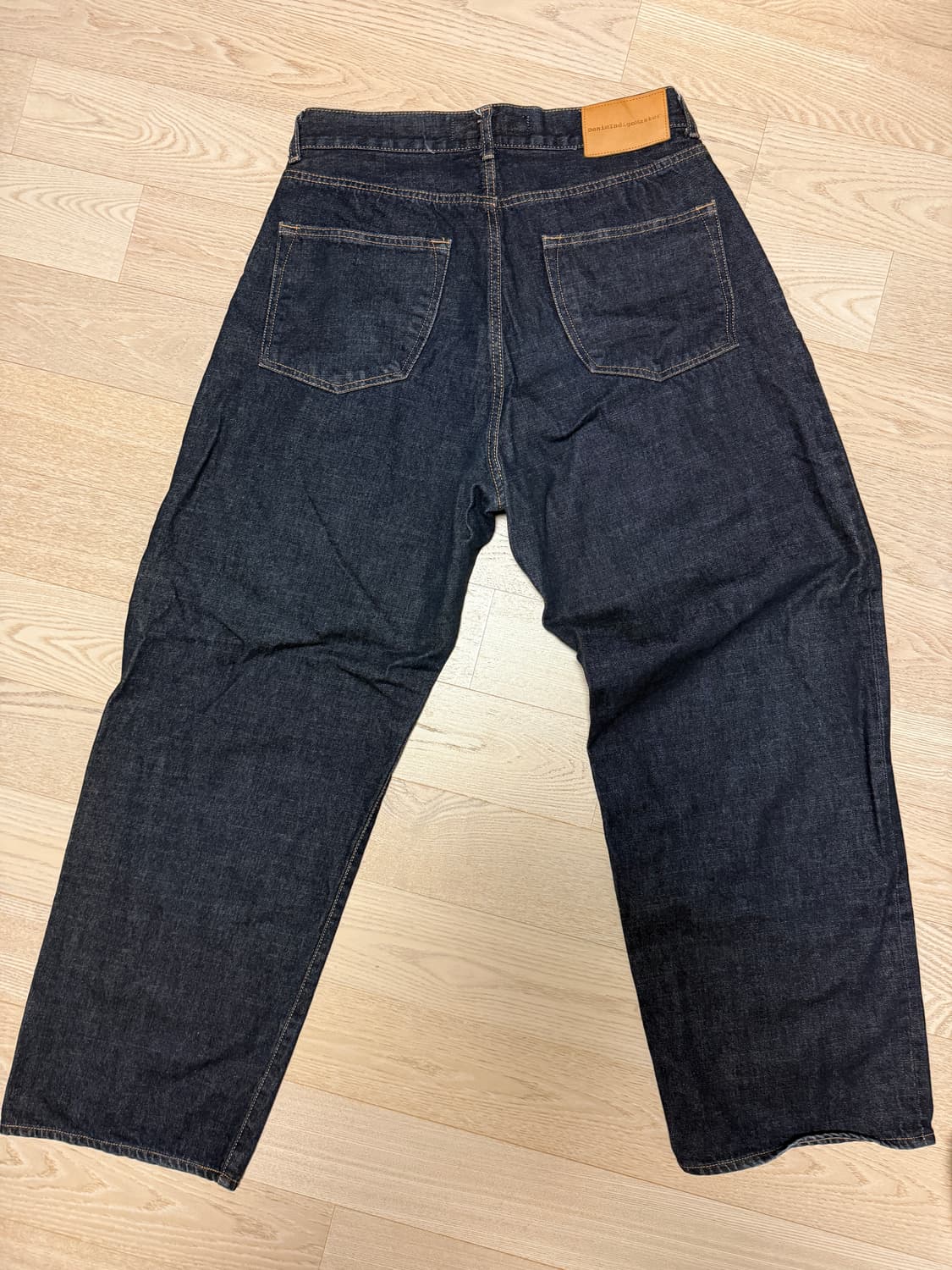 에스피오나지 Theo Tuck Denim Pants Dark Indigo 상품이미지2