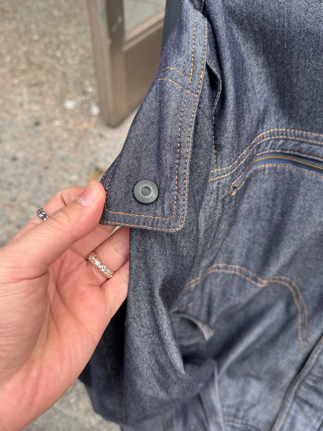 Homme Libre 멀티포켓 데님 봄버자켓  상품이미지6