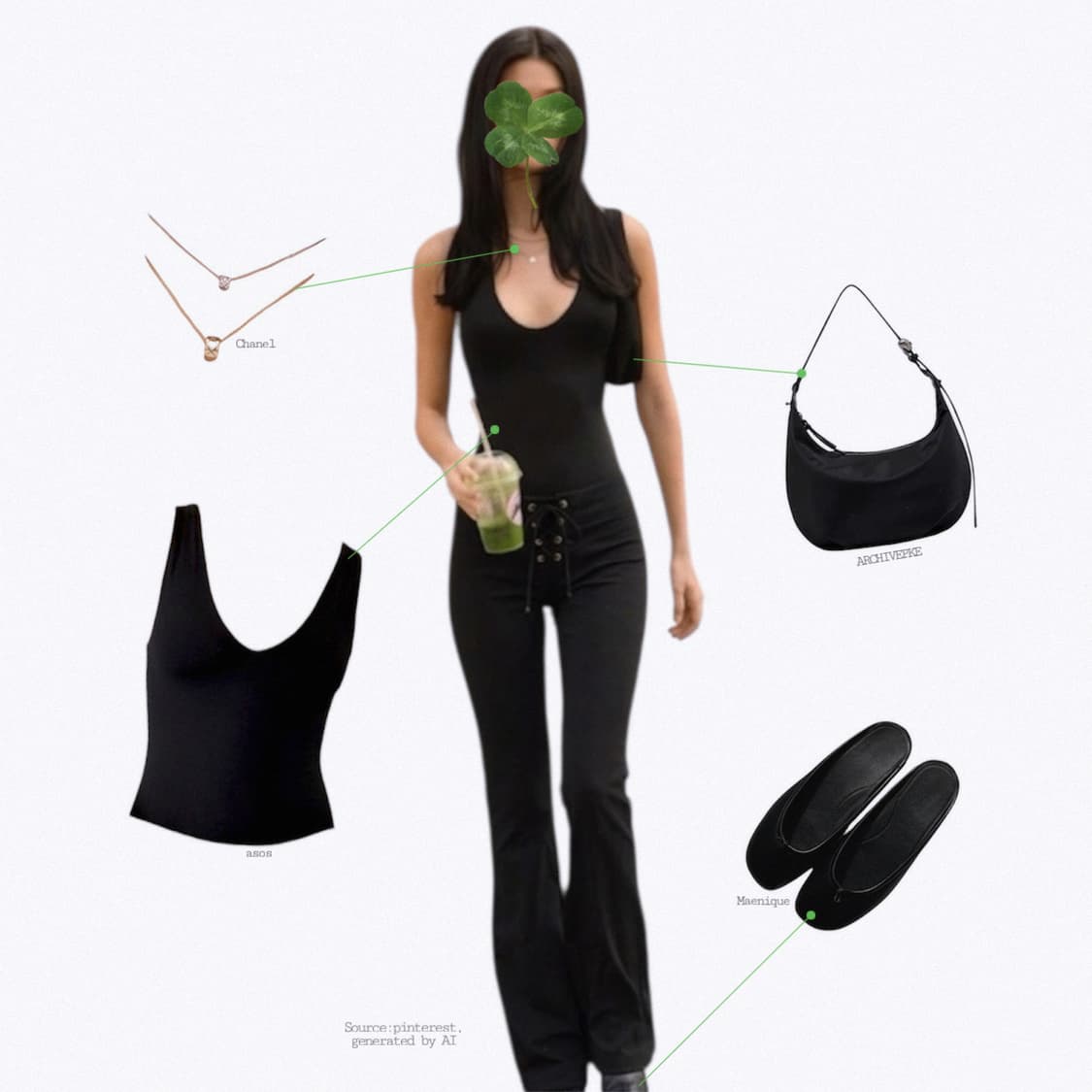 00s 고딕무드 레이스업 플레어 팬츠 상품이미지2