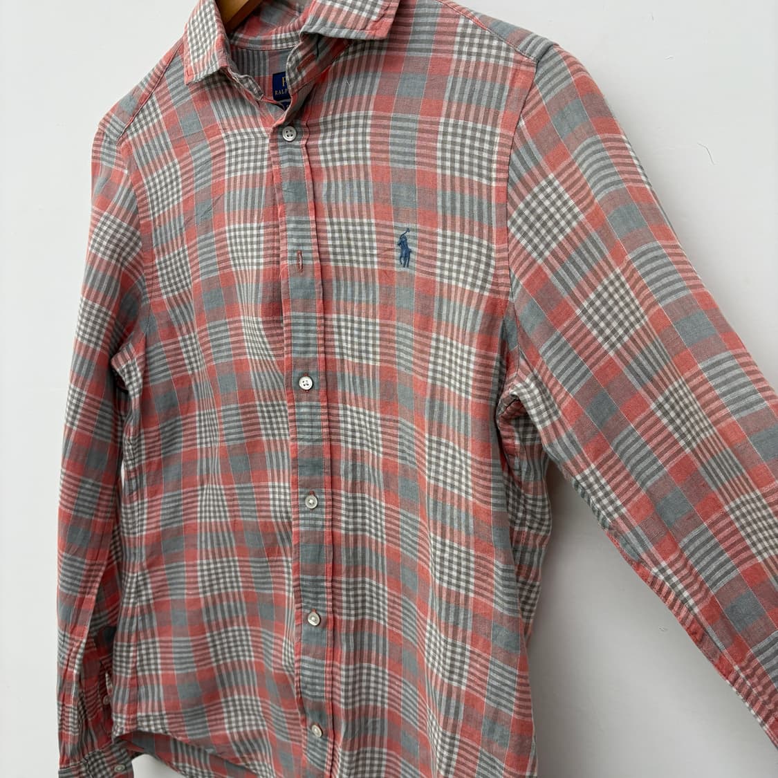 폴로 랄프로렌 체크 셔츠 남방 남성 S 상품이미지3
