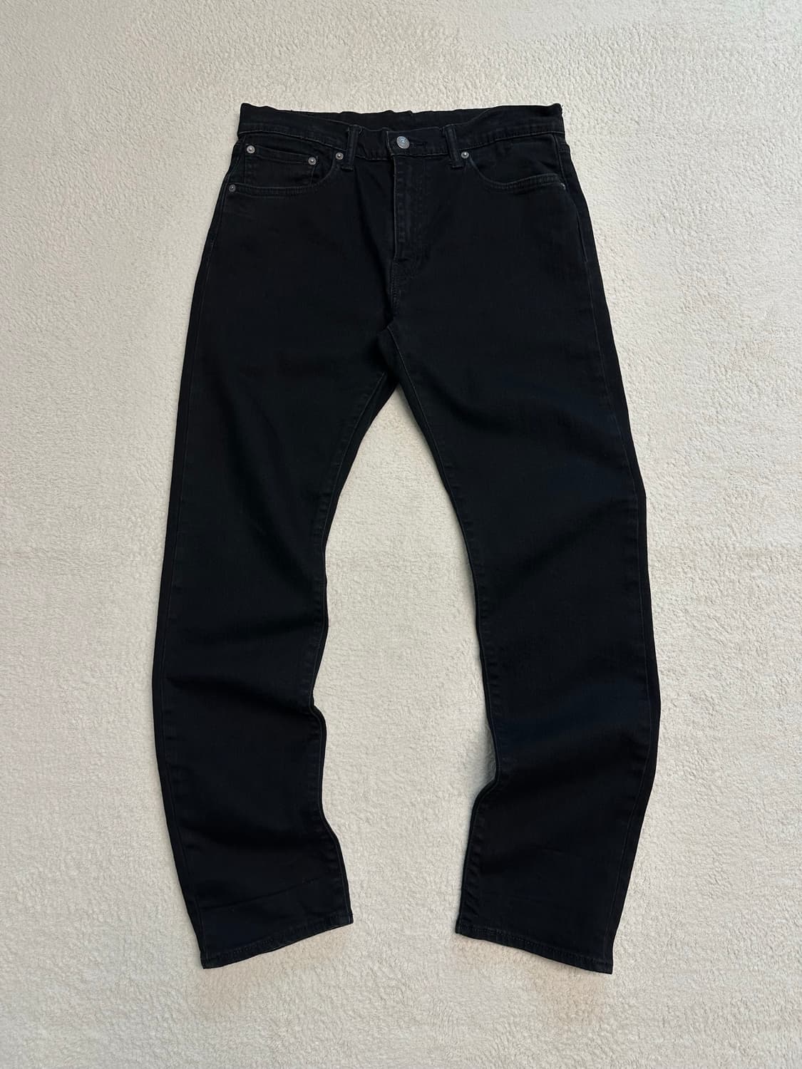 리바이스 502 흑청 데님팬츠 상품이미지2