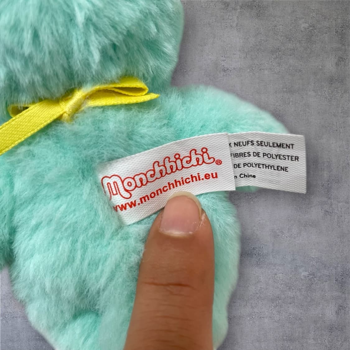 Monchhichi COLORS 몬치치 민트 키링 상품이미지4