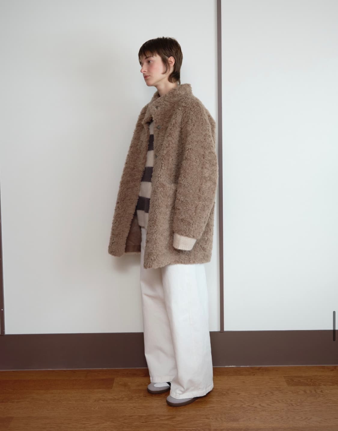 더라운스트 양모 코트 상품이미지2