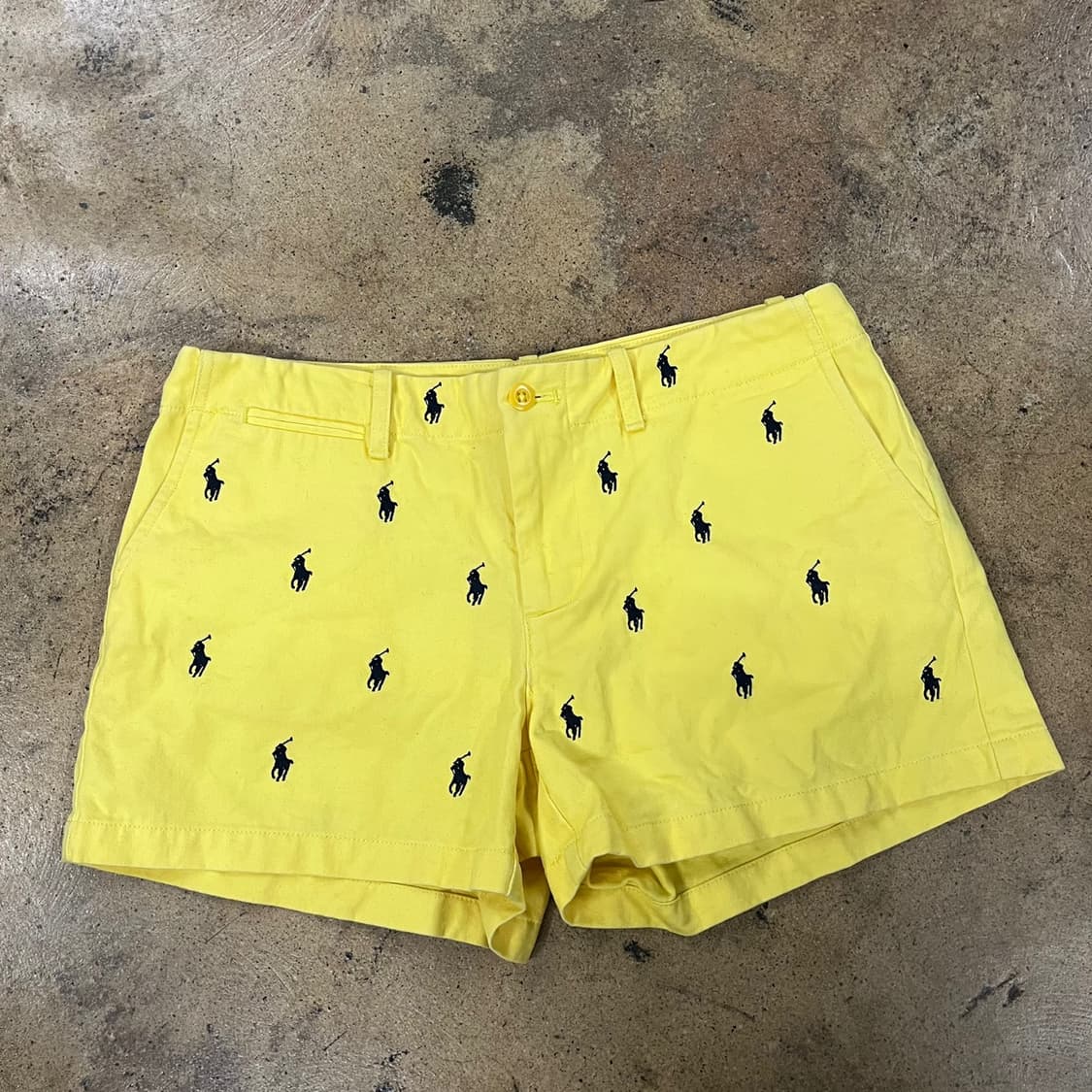 [정품/4] 폴로 랄프로렌 옐로우 포니 반바지 b17 상품이미지3
