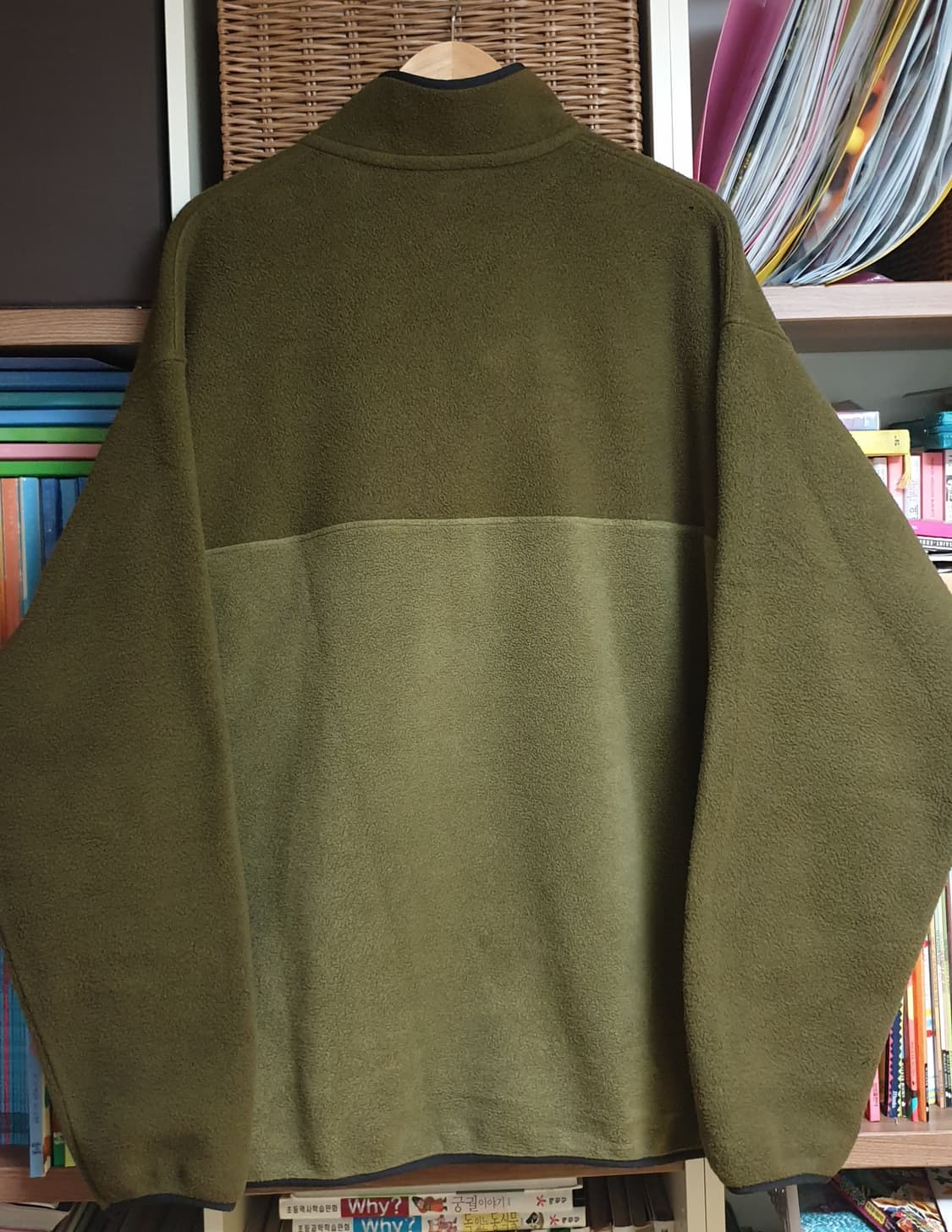 파타고니아 신칠라 스냅티 스웨터 카고그린 색상 XL
 상품이미지8