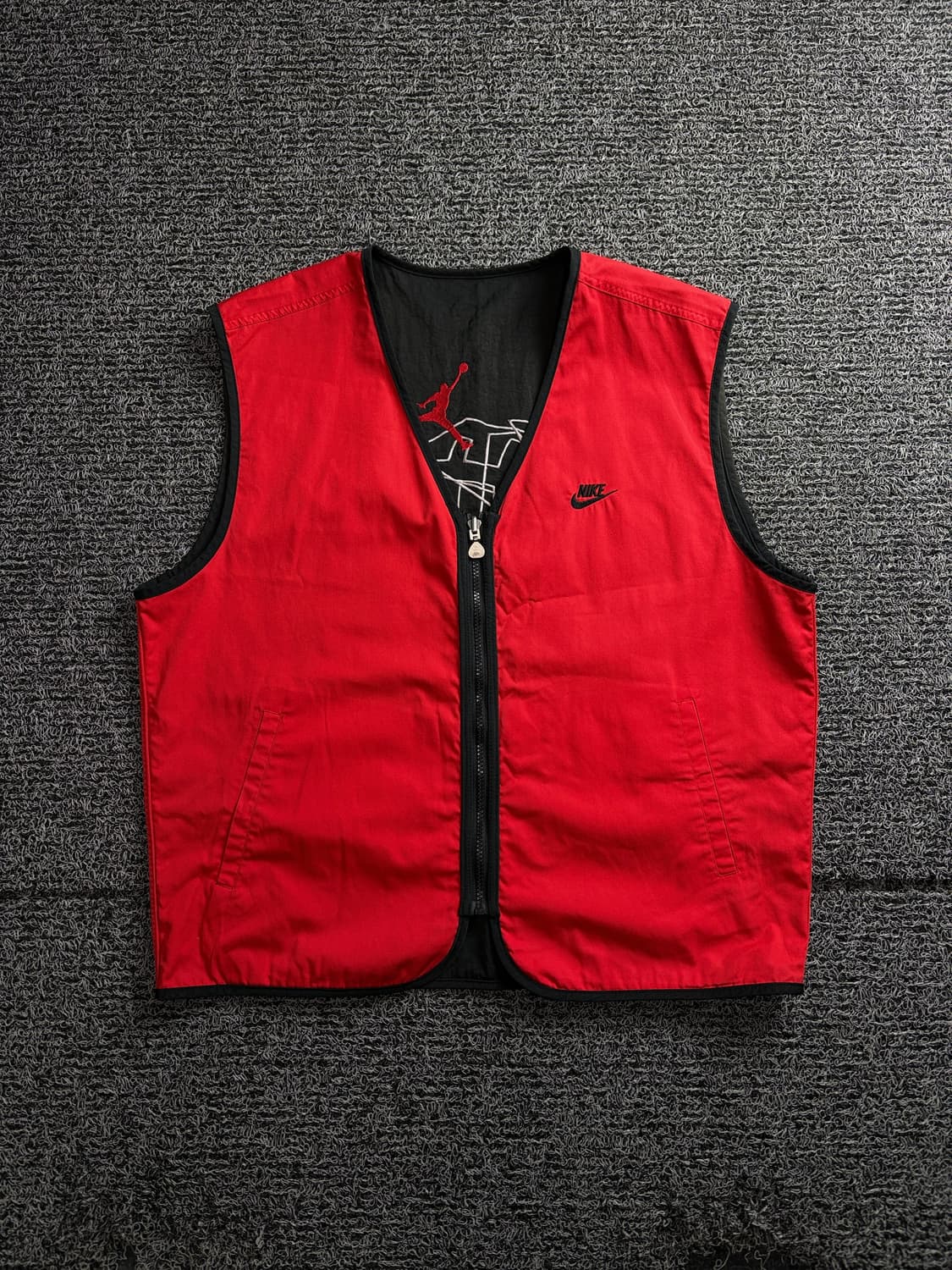 90s 나이키 에어조던 점프맨 빅로고 리버시블 베스트 3962 상품이미지7