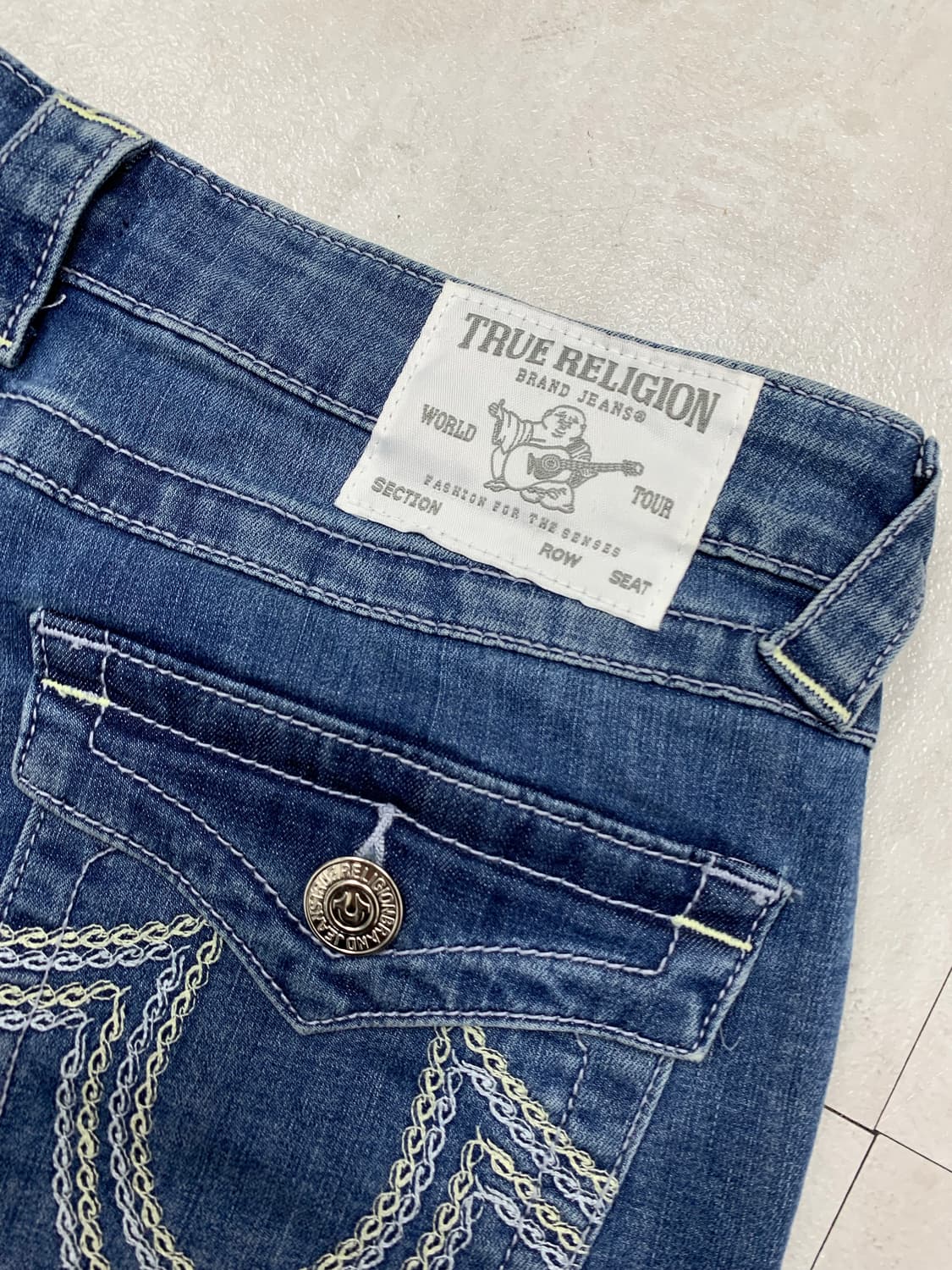 트루릴리전 와이드 부츠컷 데님 팬츠 #656 상품이미지10