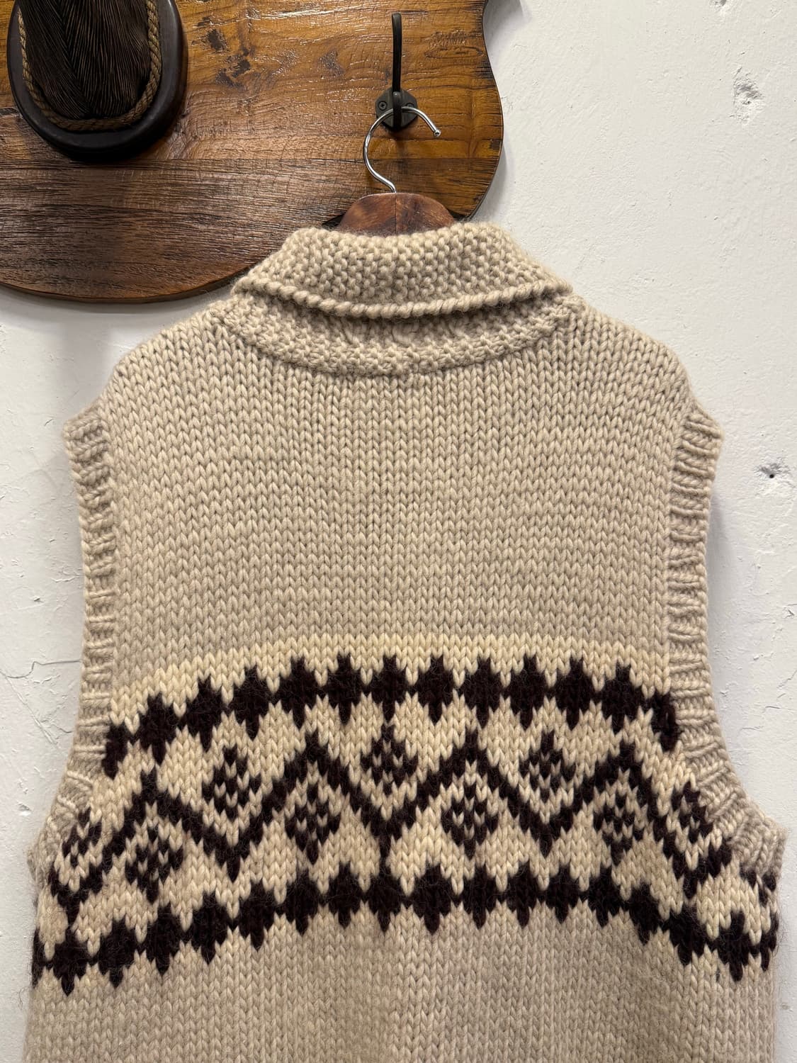 3L) Nordic Wool 100% Knit 2-Way Zip Vest 상품이미지5