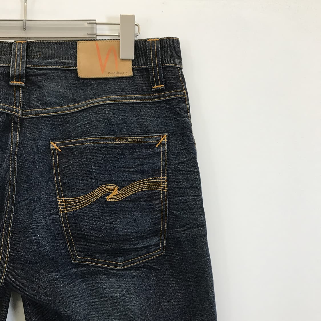 누디진 그림팀 딥쉐이드 청바지 [32x32] 상품이미지4