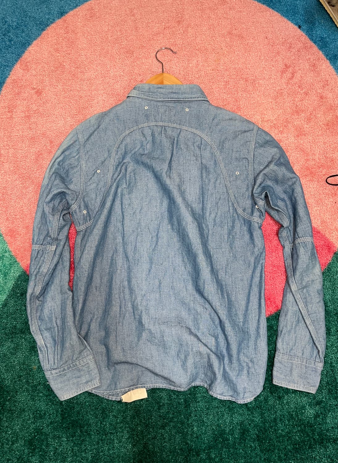 15 1/2 페로우즈 샴브레이 셔츠 상품이미지2