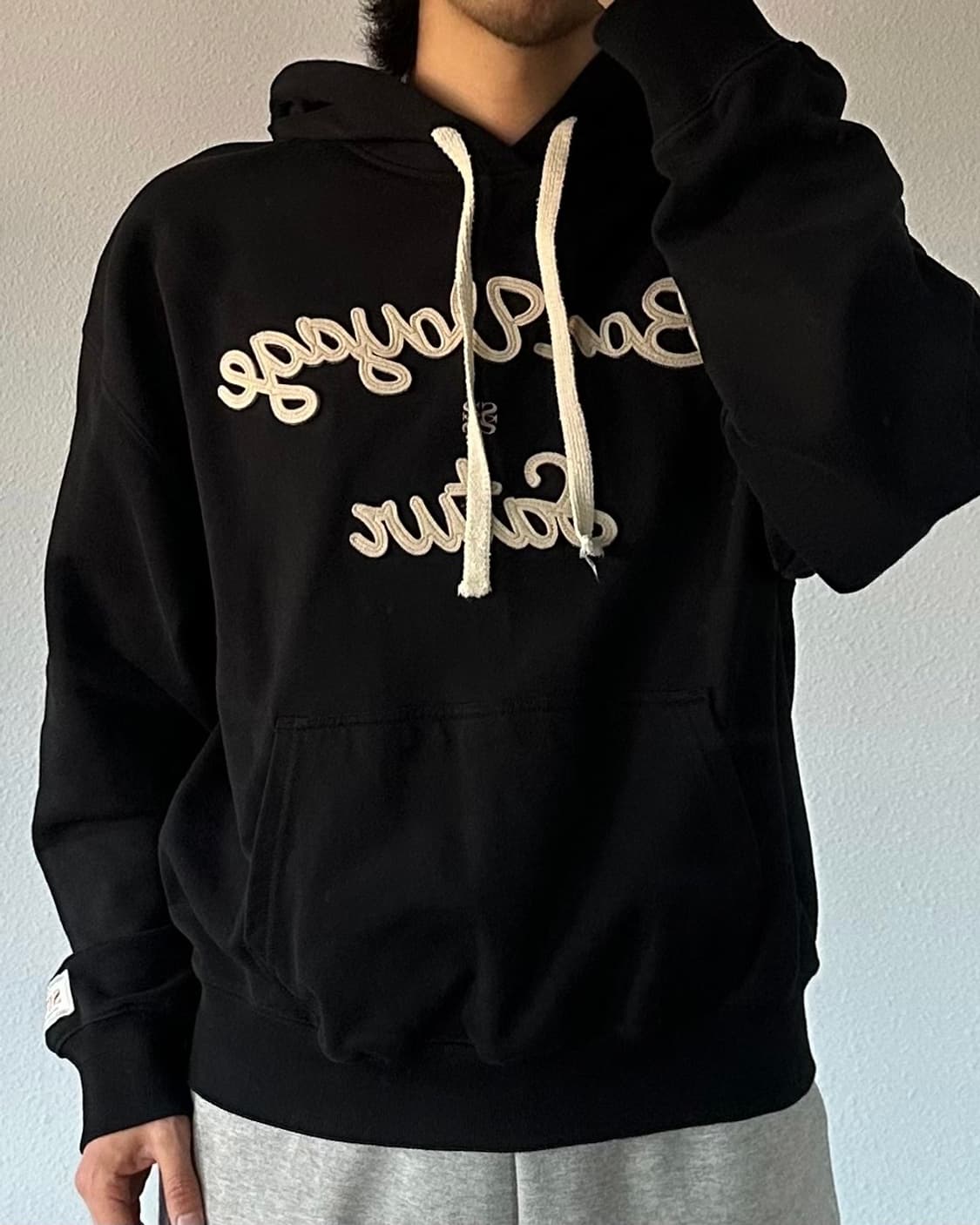 [XL]세터 SATUR 로고 보야지 후드 티셔츠 상품이미지1