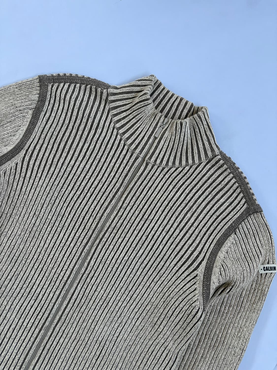 캘빈클라인 빈티지 니트 집업 상품이미지1