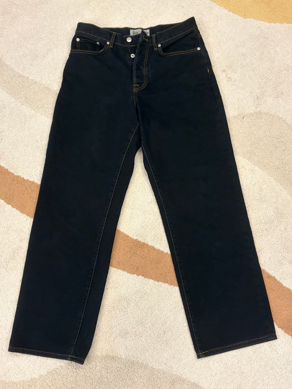 스투시 데님 진 클래식 워시드 블랙 30 상품이미지1