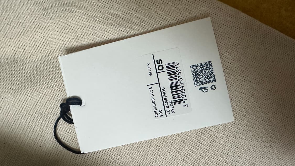 자크뮈스 르 밤비무 푸퍼 나일론 숄더백 블랙 상품이미지4