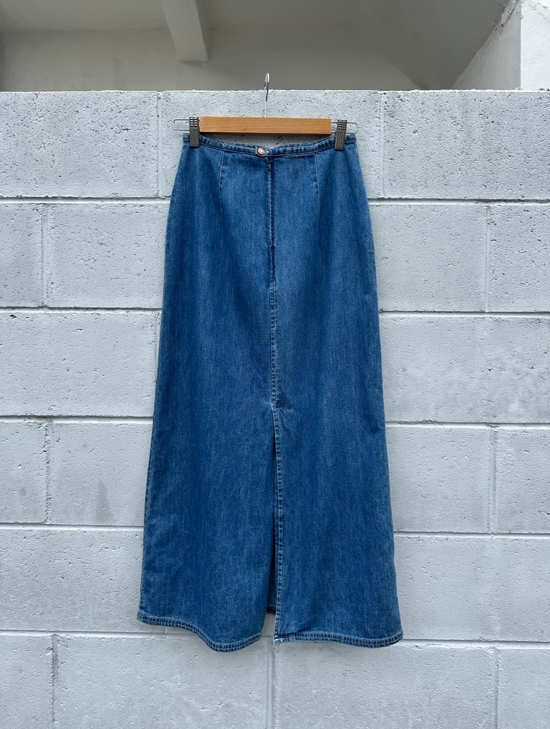 갭 데님 롱 스커트 상품이미지4